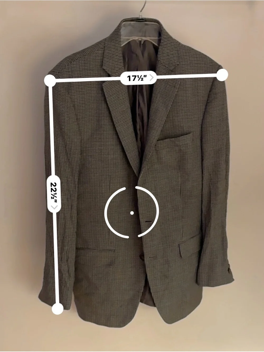 ✨Vintage✨ Men's RALPH LAUREN Black and White Houndstooth Sport Coat